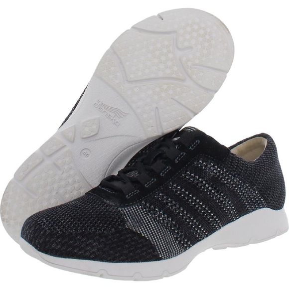 Dansko Womens Black Leather Fitness Athletic and Training Shoes Sneakers Used - Picture 4 of 4